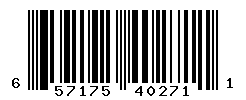 UPC barcode number 657175402711
