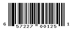 UPC barcode 657227001251