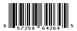 UPC barcode 657258642645