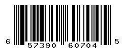UPC barcode number 657390607045