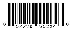 UPC barcode number 657789552048