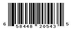UPC barcode number 658448205435