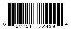UPC barcode 658751774994