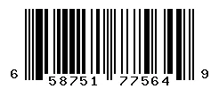 UPC barcode 658751775649