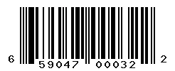 UPC barcode 659047000322