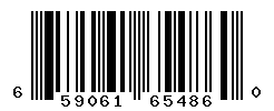 UPC barcode number 659061654860