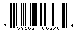 UPC barcode number 659103603764