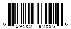 UPC barcode number 659103680956
