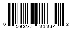 659257818342 barcode