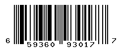 UPC barcode number 659360930177
