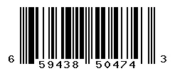 UPC barcode 659438504743