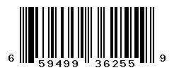 UPC barcode number 659499362559