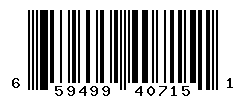 UPC barcode number 659499407151