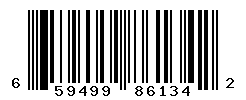 UPC barcode number 659499861342