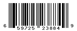 UPC barcode 659725238849