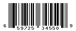 UPC barcode number 659725345509