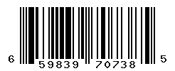 UPC barcode number 659839707385