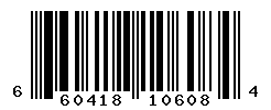 UPC barcode number 660418106840