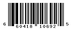 upc 660418106925 barcode image