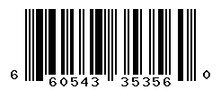 UPC barcode number 660543353560