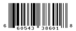UPC barcode number 660543386018