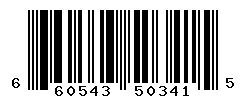 UPC barcode number 660543503415