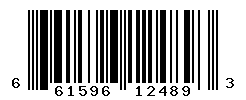 UPC barcode number 661596124893