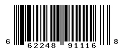UPC barcode 662248911168