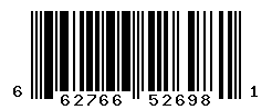 UPC barcode number 662766526981