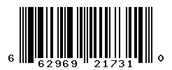UPC barcode number 662969217310