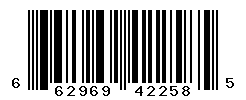 upc 662969422585 barcode image