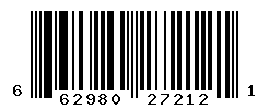 UPC barcode number 662980272121