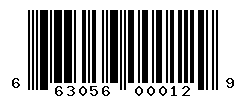 UPC barcode number 663056000129