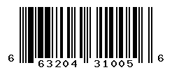 UPC barcode number 663204310056