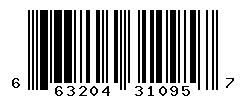 UPC barcode number 663204310957