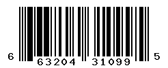 UPC barcode number 663204310995