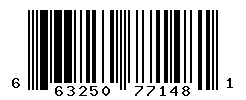 UPC barcode number 663250771481