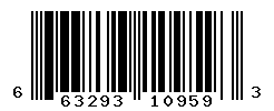 UPC barcode number 663293109593