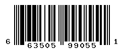 UPC barcode number 663505990551