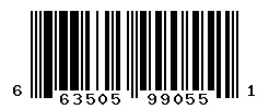 UPC 663505990551 barcode image