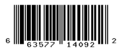 upc 663577140922 barcode image
