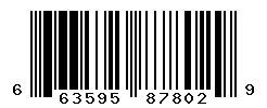 UPC barcode number 663595878029