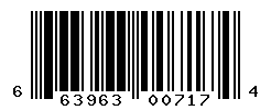 UPC barcode number 663963007174