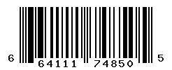 UPC barcode number 664111748505