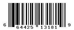 UPC barcode 664425131819