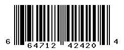 664712424204 barcode