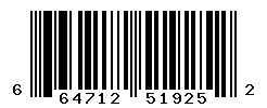 upc 664712519252 barcode image