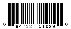 UPC barcode number 664712519290