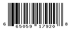 UPC barcode number 665059179208