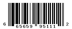 UPC barcode number 665659951112